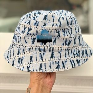 Isabel Marant Haley Bucket Hat in Blue. NWT